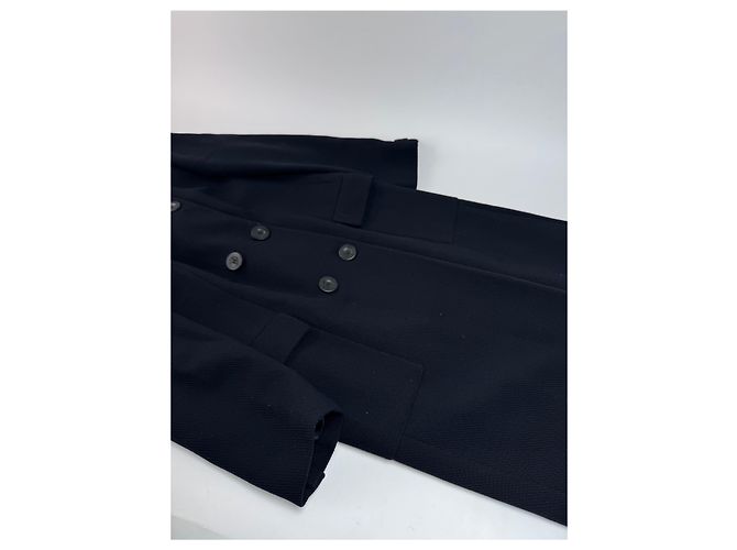 Vintage Gianni Versace Wolltrenchcoat L - Ansicht 11