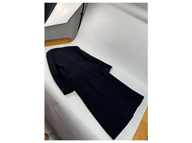 Vintage Gianni Versace Wolltrenchcoat L - Ansicht 12