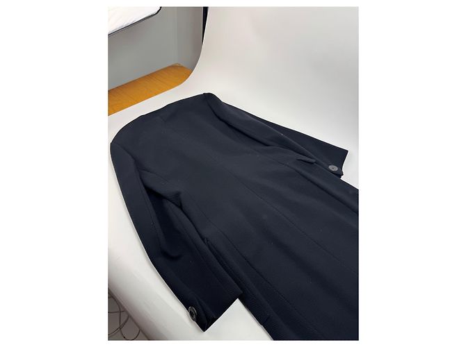 Vintage Gianni Versace Wolltrenchcoat L - Ansicht 13