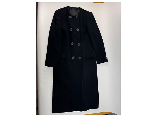Vintage Gianni Versace Wolltrenchcoat L - Ansicht 9