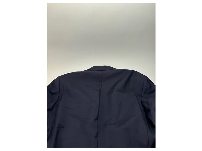 Blazer in lana vintage Dior blu navy 52/L - vista 11