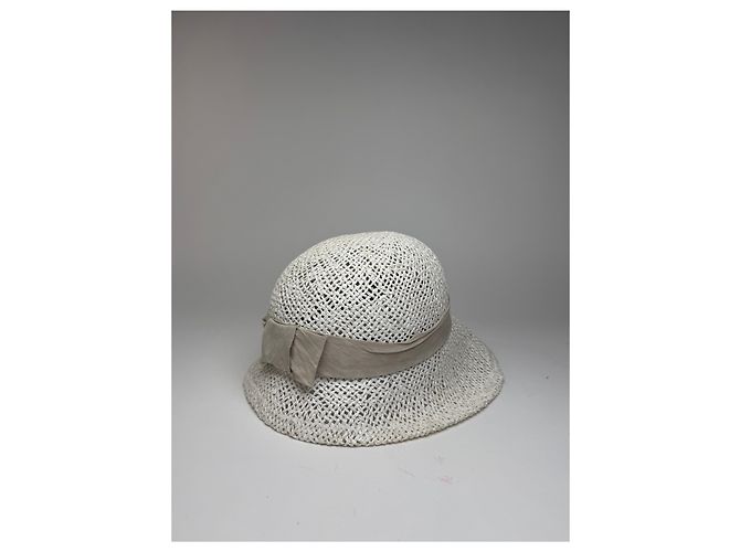 Cappello vintage Balenciaga bianco - vista 2