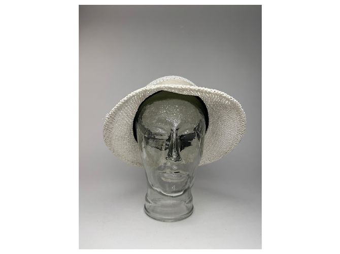 Cappello vintage Balenciaga bianco - vista 8