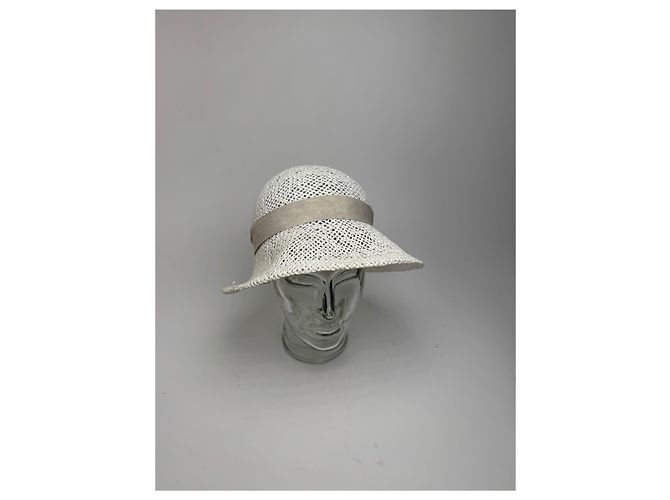 Cappello vintage Balenciaga bianco - vista 9