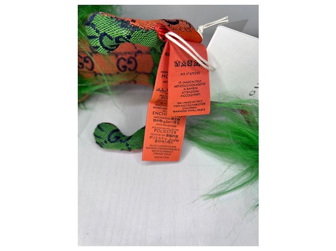 Peluche leone Gucci GG verde multicolore - vista 10