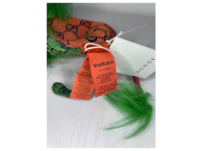 Peluche leone Gucci GG verde multicolore - vista 11