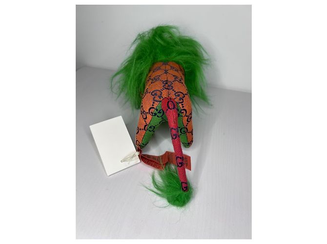 Peluche leone Gucci GG verde multicolore - vista 5