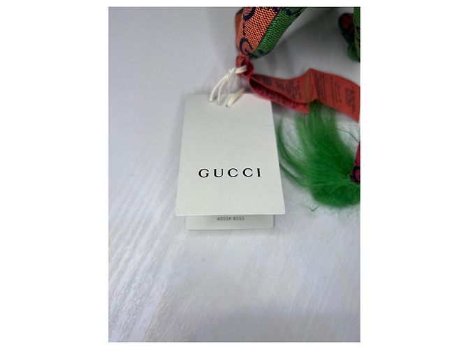 Peluche leone Gucci GG verde multicolore - vista 6