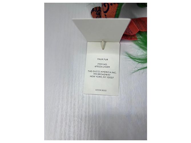 Peluche leone Gucci GG verde multicolore - vista 7