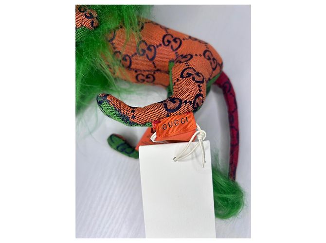 Peluche leone Gucci GG verde multicolore - vista 9