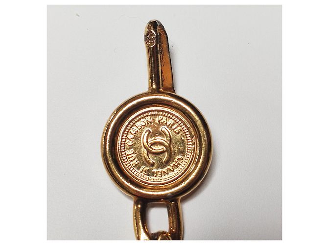 Cambon Chanel-Gürtel aus goldener Kette - Ansicht 4