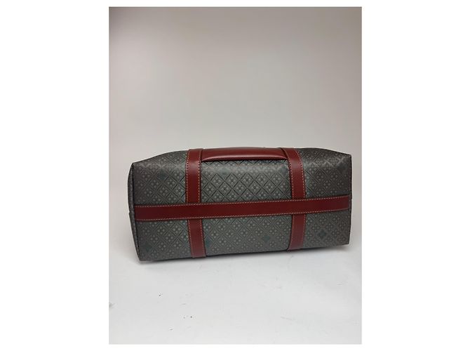 Borsa da weekend vintage Balenciaga monogramma verde marrone Cachi - vista 13