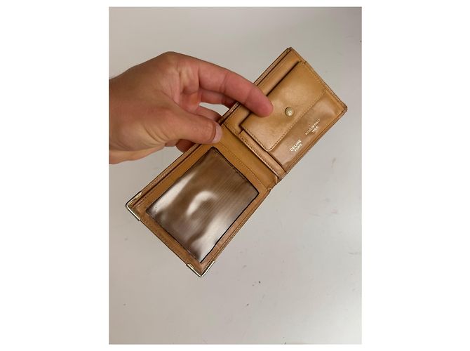 Céline Vintage Celine Paris Triomphe Monogramm Leather wallet Brown - view 10
