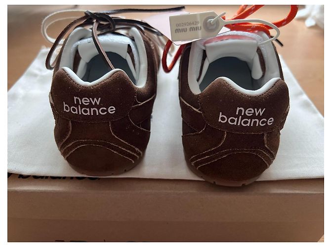 Miu Miu New Balance 530 SL Cannella Marrone Marrone scuro - vista 4