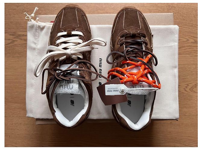 Miu Miu New Balance 530 SL Cannella Marrone Marrone scuro - vista 6