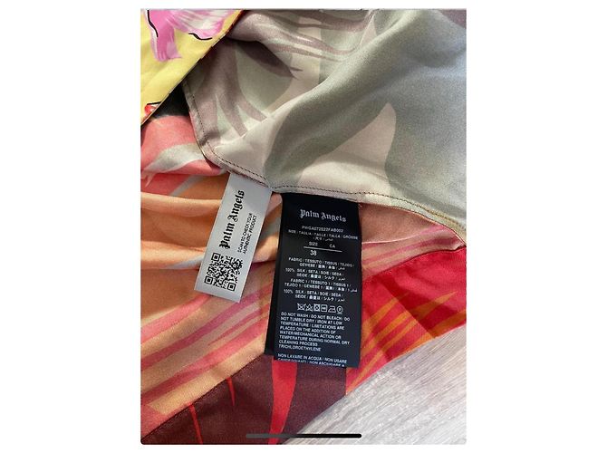 Top Kimono Palm Angel de seda Palm Angels Multicolor - vista 2