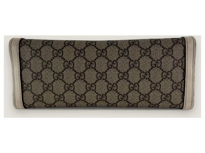 Borsa tote padlock GG supreme di Gucci Bianco - vista 12