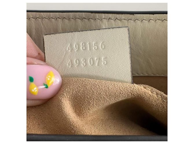 Borsa tote padlock GG supreme di Gucci Bianco - vista 14