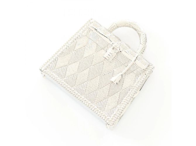 Hermès Hermes Curiosité Kelly Anhänger Halskette Silber - Ansicht 2