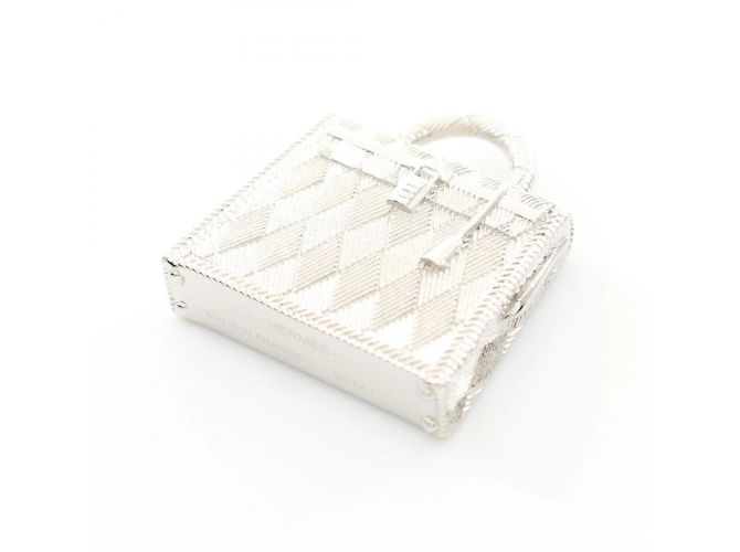 Hermès Hermes Curiosité Kelly Anhänger Halskette Silber - Ansicht 5