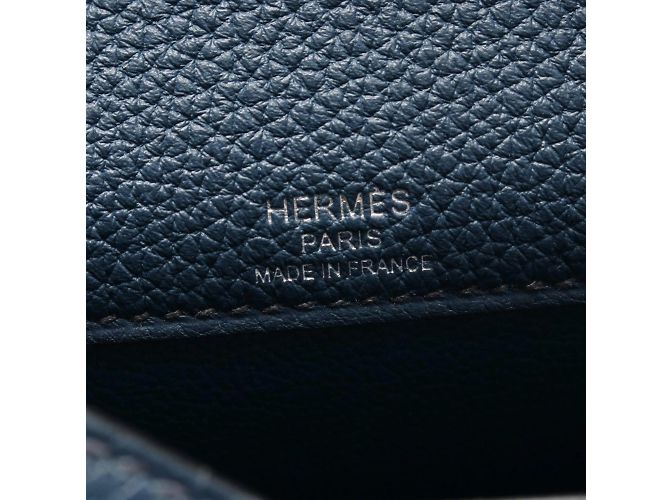 Hermès Borsa Clutch Hermes Kelly Depeche 25 Verde - vista 5