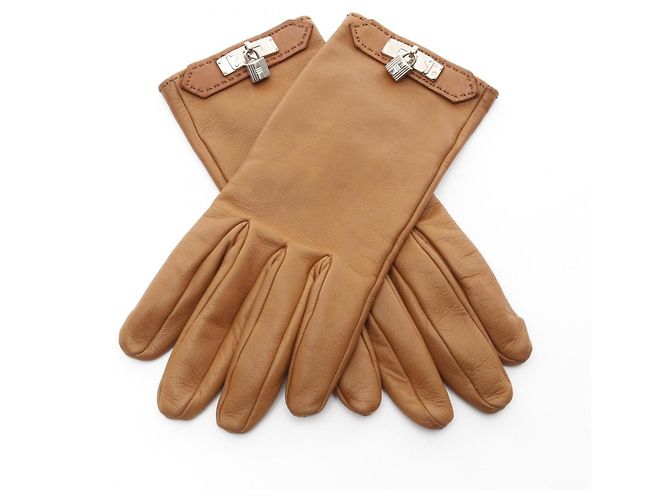 HERMES SOYA Kelly-Handschuhe von Hermès Schwarz - Ansicht 2