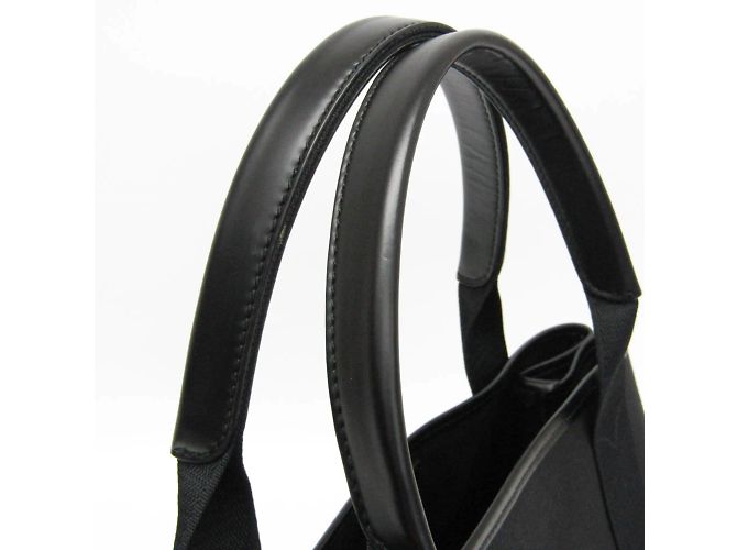 Borsa a mano Balenciaga Navy Cabas S Nero - vista 8