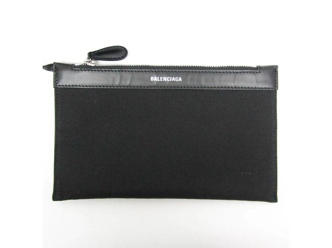 Borsa a mano Balenciaga Navy Cabas S Nero - vista 9