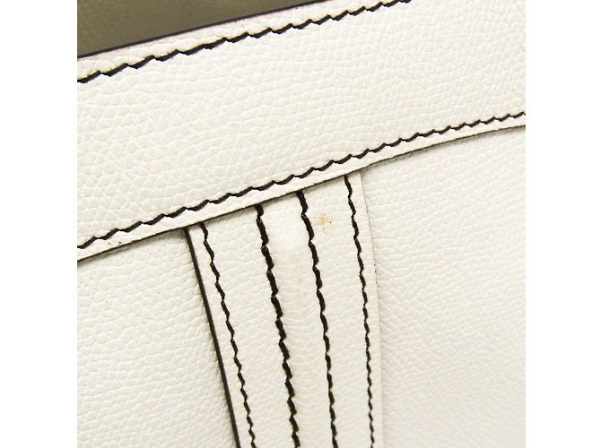 Borsa in pelle da donna Valextra V5U41 J Bianco sporco - vista 10