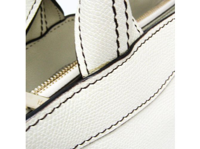 Borsa in pelle da donna Valextra V5U41 J Bianco sporco - vista 11