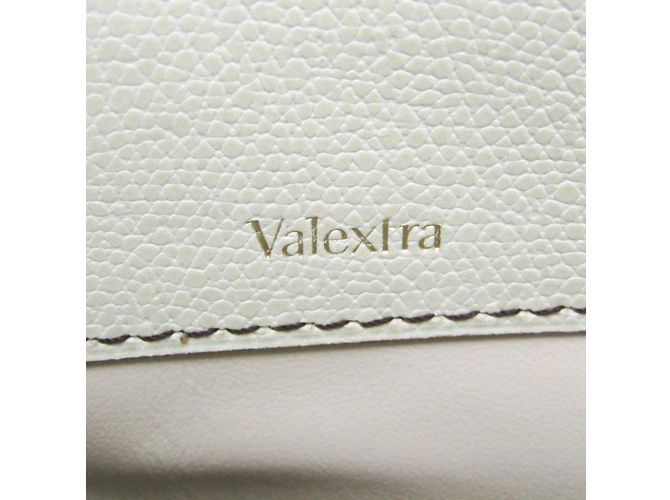 Borsa in pelle da donna Valextra V5U41 J Bianco sporco - vista 14