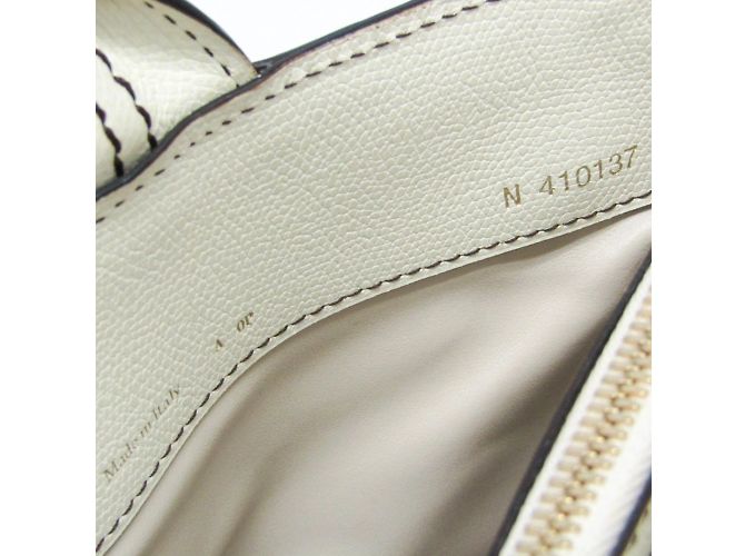 Borsa in pelle da donna Valextra V5U41 J Bianco sporco - vista 15