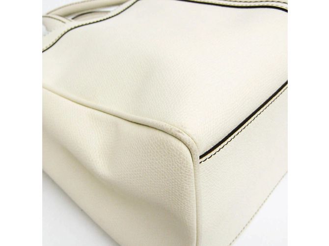 Borsa in pelle da donna Valextra V5U41 J Bianco sporco - vista 7