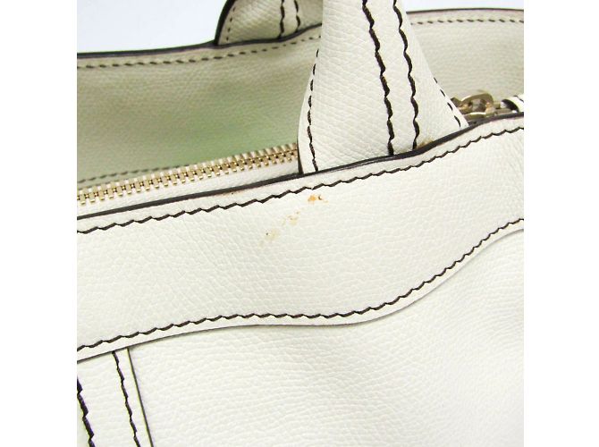 Borsa in pelle da donna Valextra V5U41 J Bianco sporco - vista 8