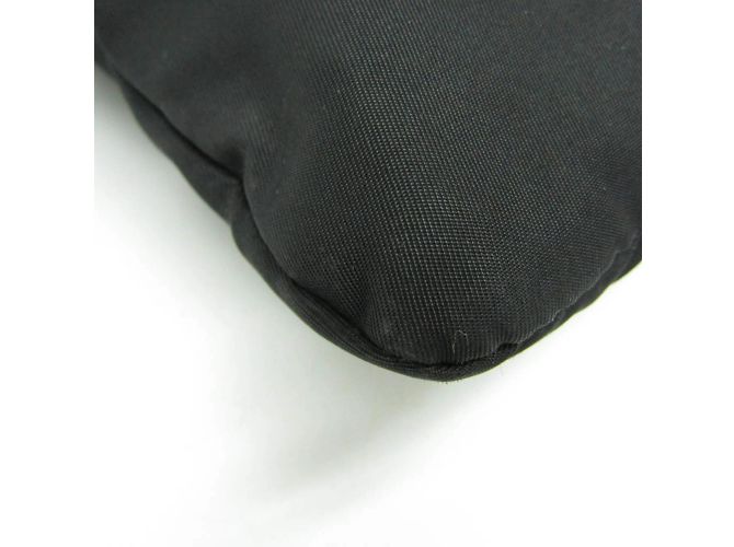 Borsa a spalla in nylon da donna Prada TESSUTO BT0741 Nero - vista 5