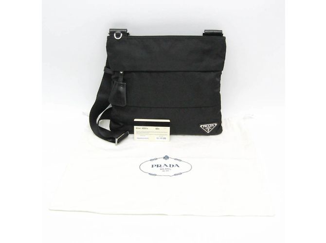 Damentasche aus Nylon Prada TESSUTO BT0741 Schwarz - Ansicht 2
