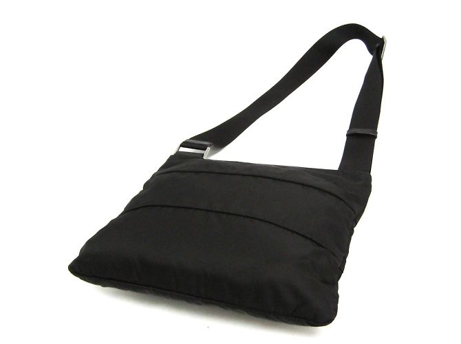 Damentasche aus Nylon Prada TESSUTO BT0741 Schwarz - Ansicht 3