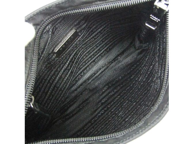 Damentasche aus Nylon Prada TESSUTO BT0741 Schwarz - Ansicht 4
