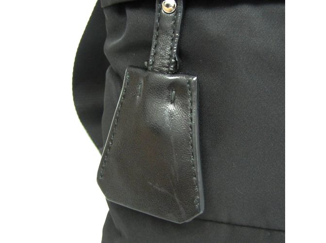 Damentasche aus Nylon Prada TESSUTO BT0741 Schwarz - Ansicht 7