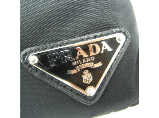 Damentasche aus Nylon Prada TESSUTO BT0741 Schwarz - Ansicht 8