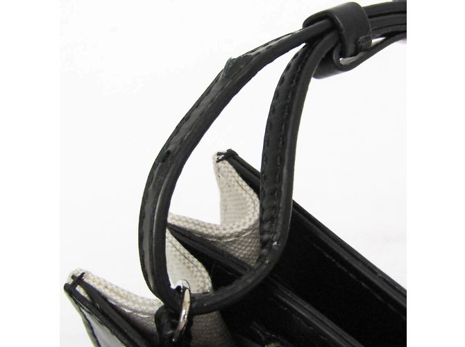 Borsa a Spalla Pochette Navy Balenciaga Nero Bianco sporco - vista 12