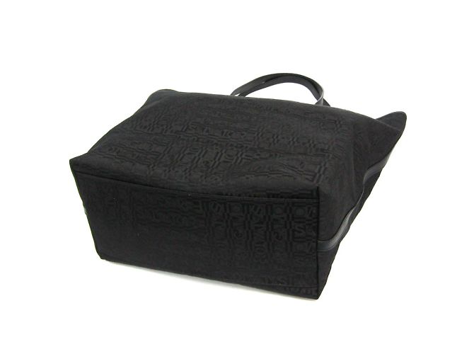Damentasche Salvatore Ferragamo Gancini AU 21 A837 Schwarz - Ansicht 3
