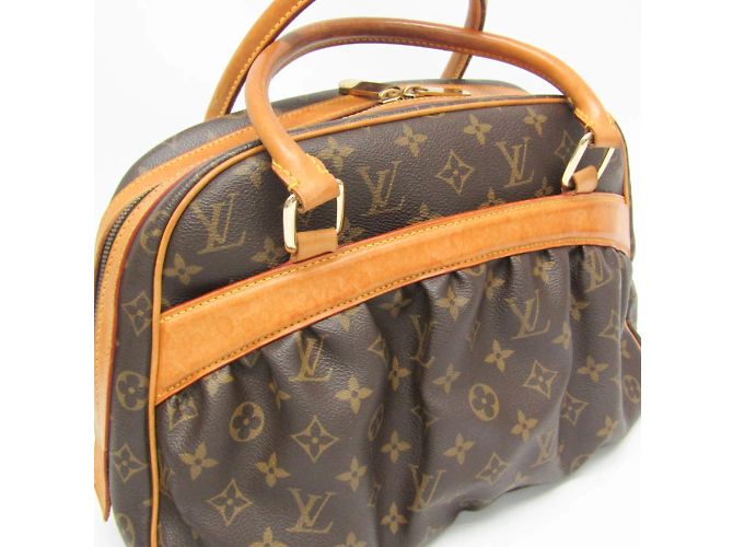 Borsa Boston Mitzi M40058 Monogramma Louis Vuitton Marrone - vista 9