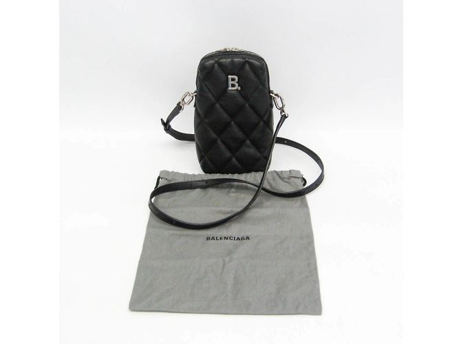 Pouch per telefono Touch Puffy di Balenciaga Nero - vista 2