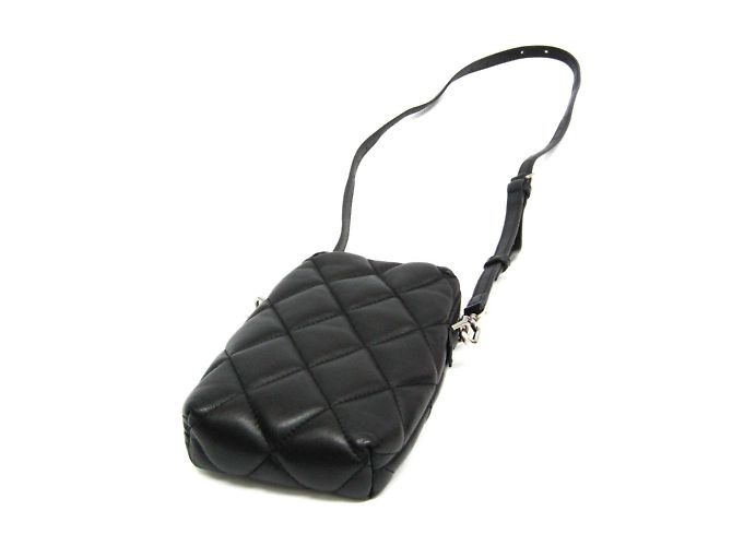 Pouch per telefono Touch Puffy di Balenciaga Nero - vista 3