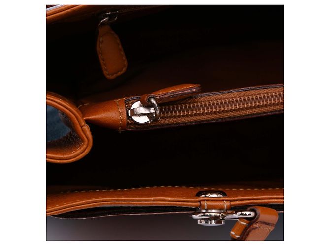 Borsa tote in denim blu Dior con tasche - vista 9