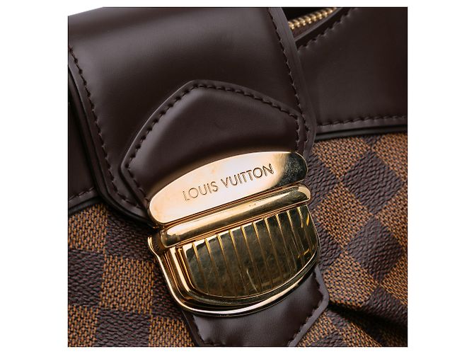 Louis Vuitton Marrone Damier Ebene Sistina PM - vista 7