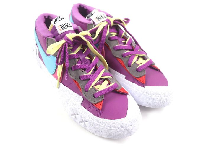Autre Marque NIKE KAWS SACAI BLAZER LOW Sneakers Purple Dusk - vista 3