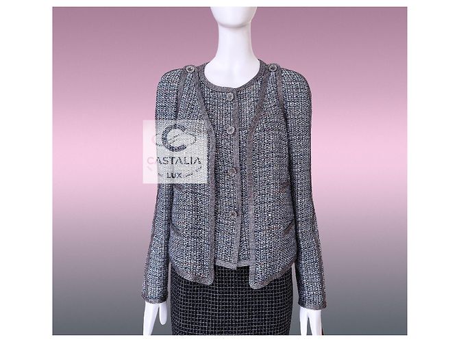 Chanel 14K$ Collectors Gem Tweed Duet 36 FR Multiple colors - view 2