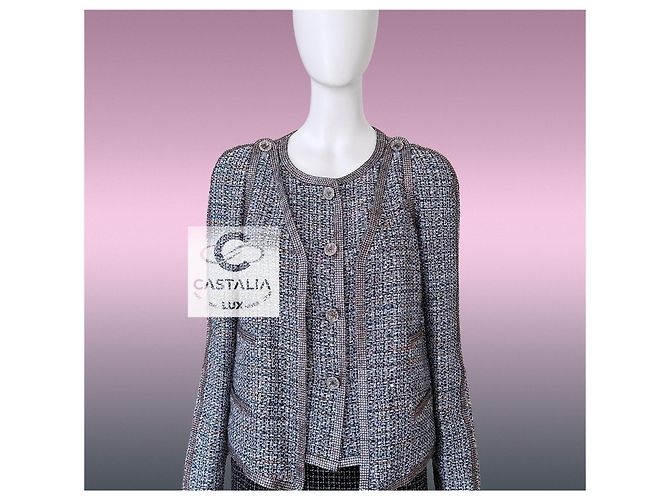 Chanel 14K$ Collectors Gem Tweed Duet 36 FR Multiple colors - view 3